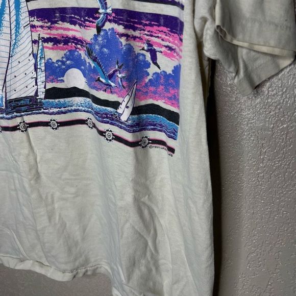 American Vintage San Diego Tourists T Shirt Large - Picture 2 of 5